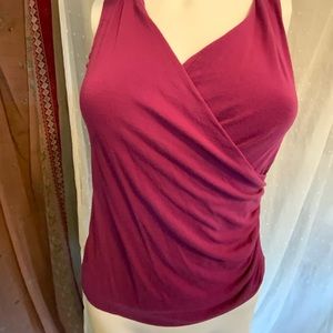 Fuschia fancy tank top by Salaam Medium